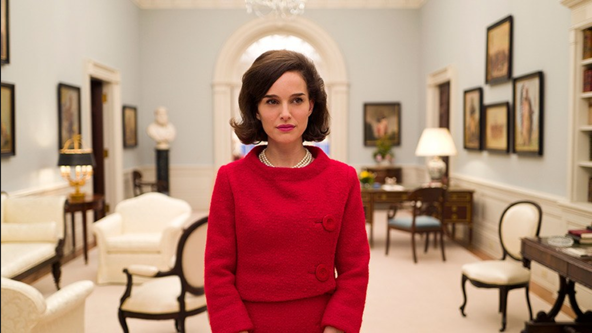 Former First Lady Jackie Onassis Kennedy carefully paces through the White House, trying to maintain her perfect public image in the aftermath of the traumatic death of her husband. c/o Stéphane Fontaine