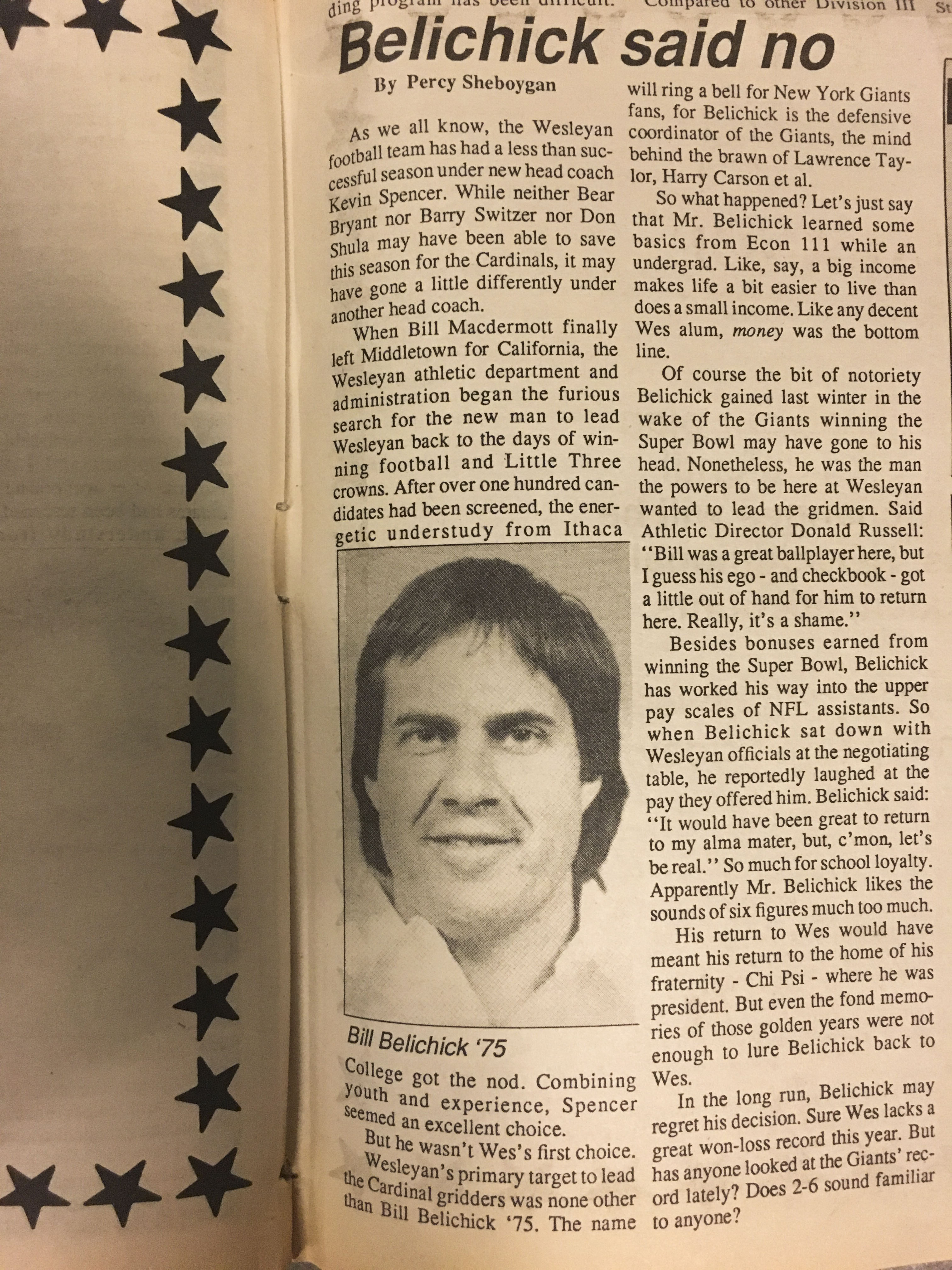 c/o The Wesleyan Argus Archives