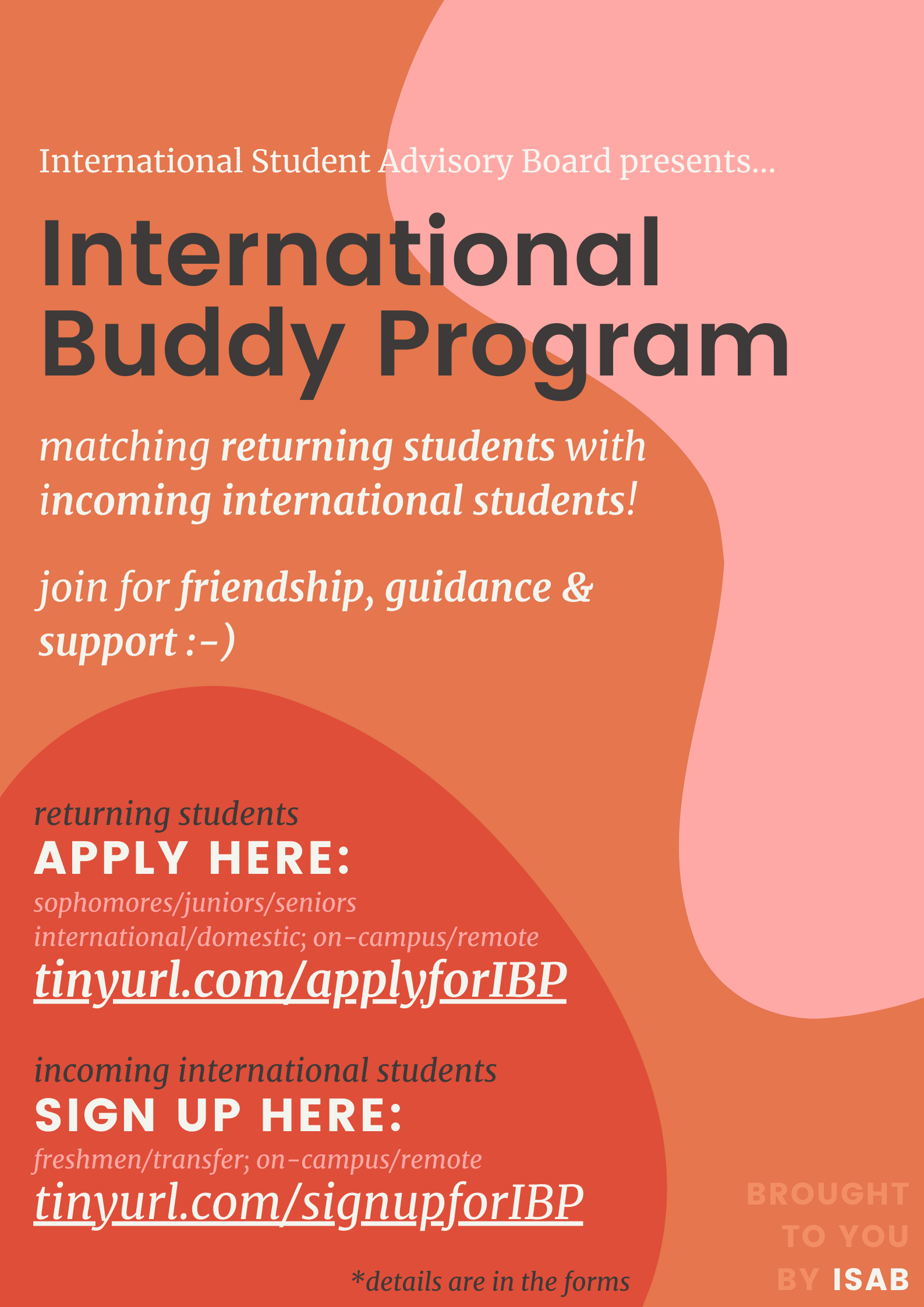 c/o Office of International Student Affairs