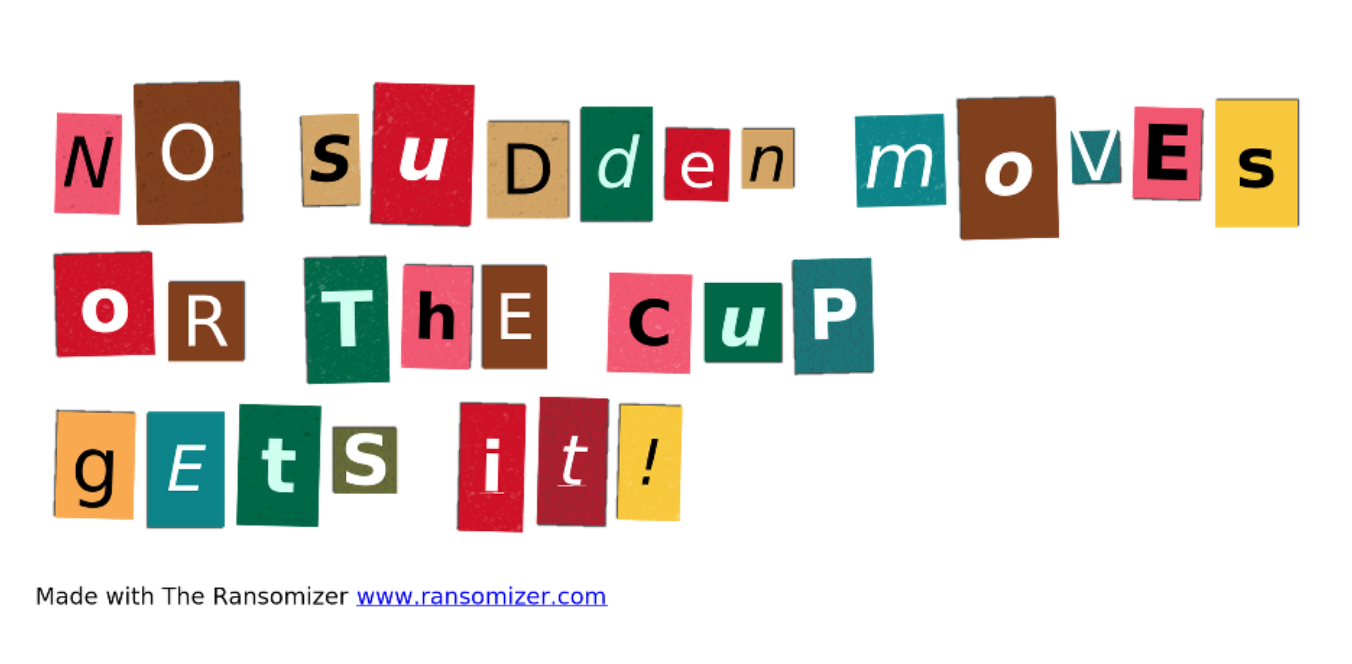 Ransom note